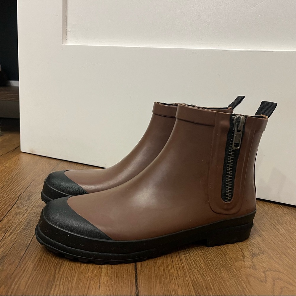 Madewell Brown and Black Winter Boots - Picture 3 of 10